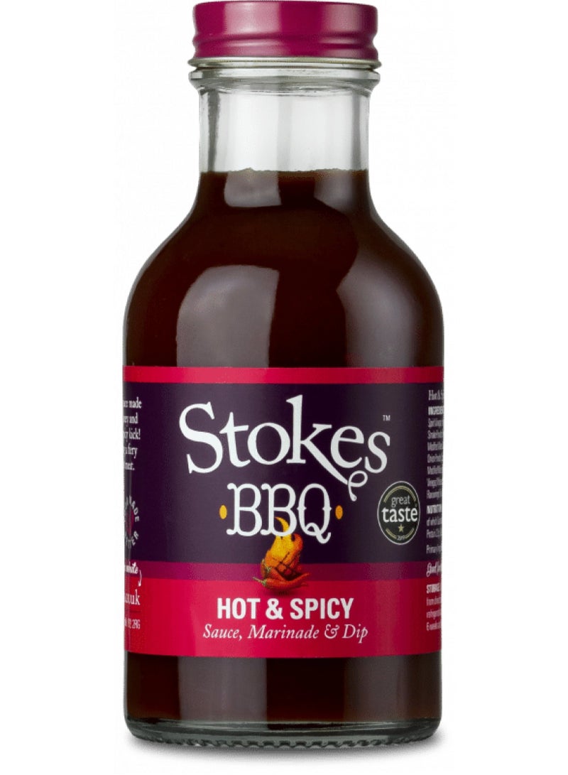 Stokes Hot & Spicy BBQ Sauce 315g