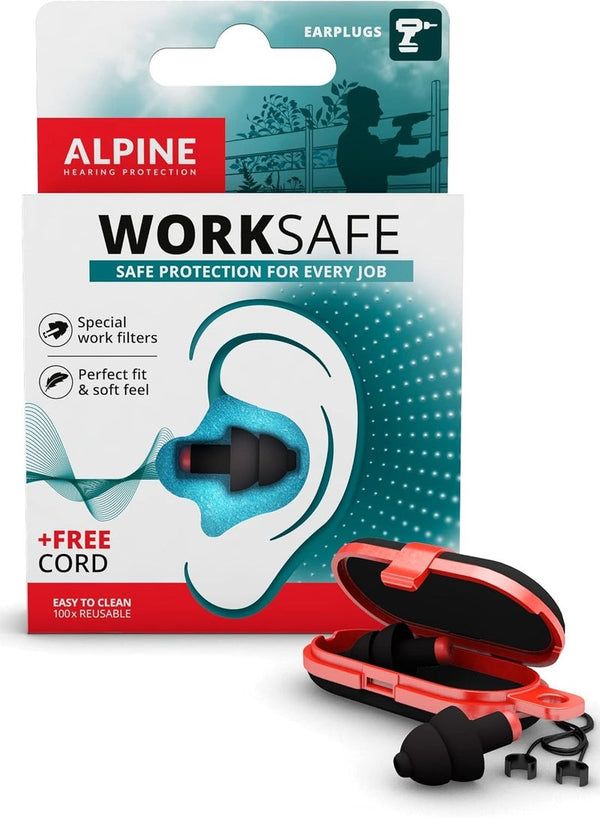 Alpine Worksafe Construction Earplugs for Adult