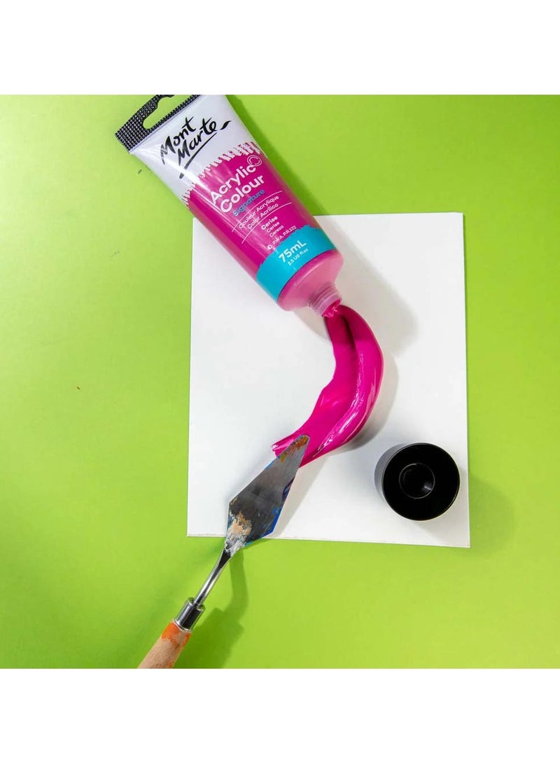 Mont Marte Cerise Acrylic Paint 75ML Tube