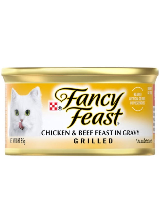 Fancy Feast Grilled Chicken & Beef Feast 85G