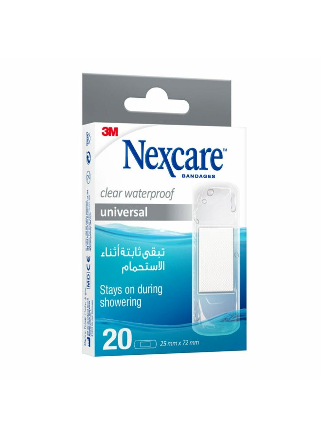 aid kit, clear waterproof, clear waterproof bandage, first aid, hypoallergenic, kit key, nexcare clear, nexcare clear waterproof, non stick, pad type, type non, waterproof, waterproof bandage, wear non, wound pad