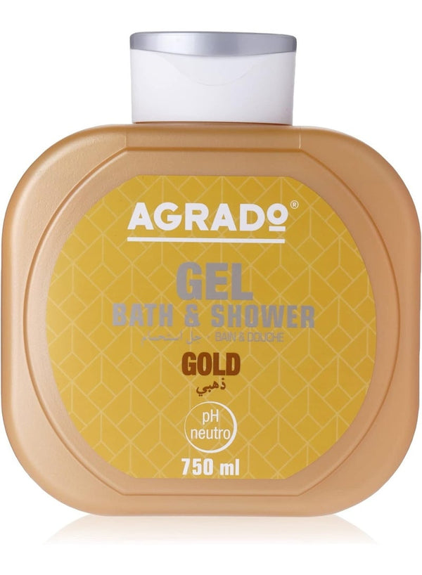 AGRADO Gold Bath And Shower Gel 750 ML