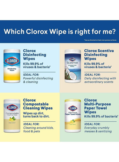 Clorox Scentiva Disinfecting Wipes 75Ct
