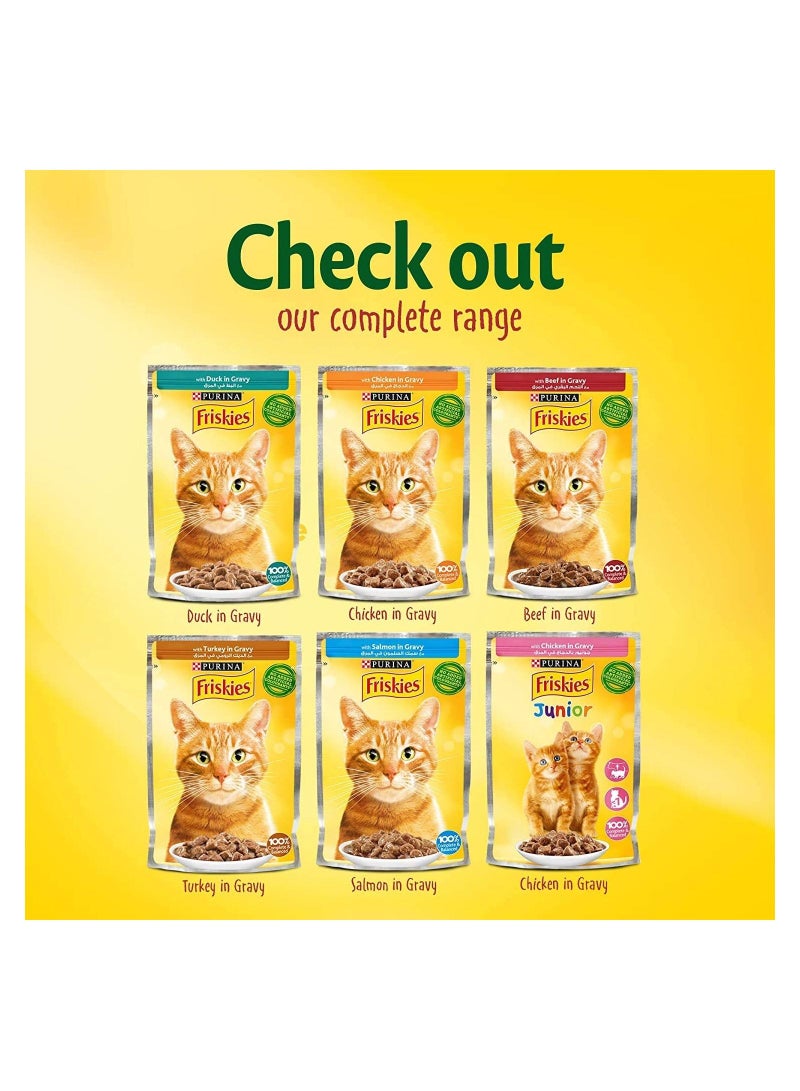 Friskies Turkey Chunks In Gravy Cat Food 85G PURINA