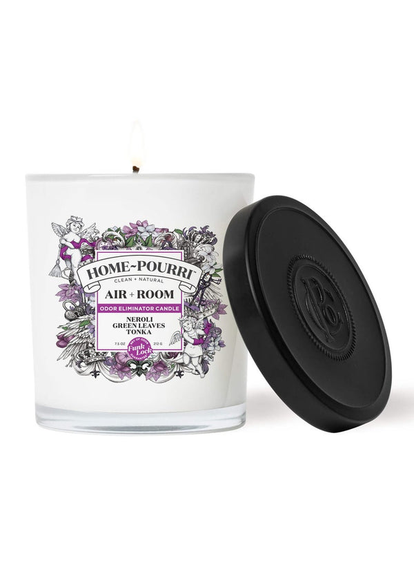 HOME~POURRI Neroli Green Leaves Tonka Candle