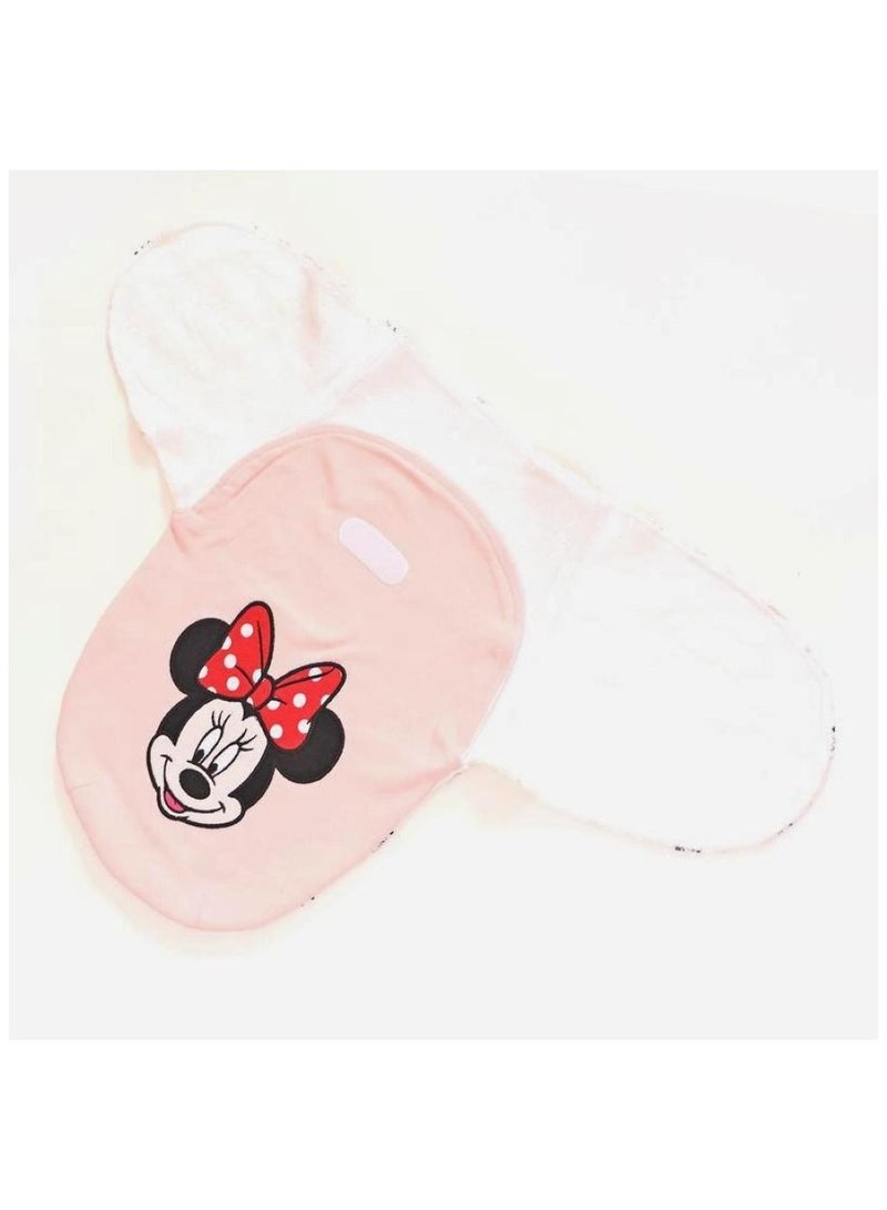 Disney Baby Swaddle White Pink - Premium Baby Bedding