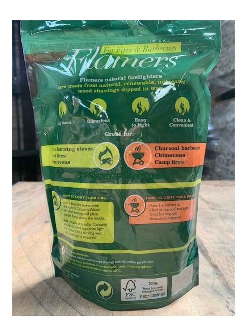 Flamers Pack Of 30 Natural Firelighters