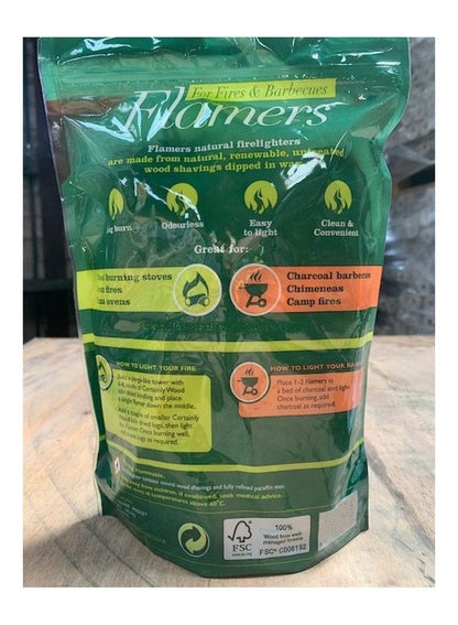 Flamers Pack Of 30 Natural Firelighters