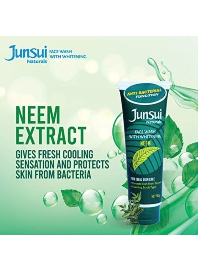 Junsui Naturals Face Wash With Whitening Neem 100g