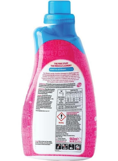 Star Drops The Pink Stuff The Miracle Laundry Sensitive Liquid 960 ML