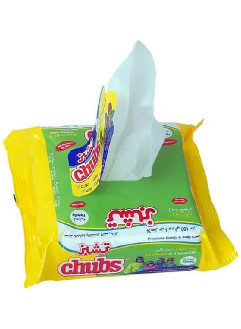 Chubs Baby Wipes Travel Pack with Shea Butter