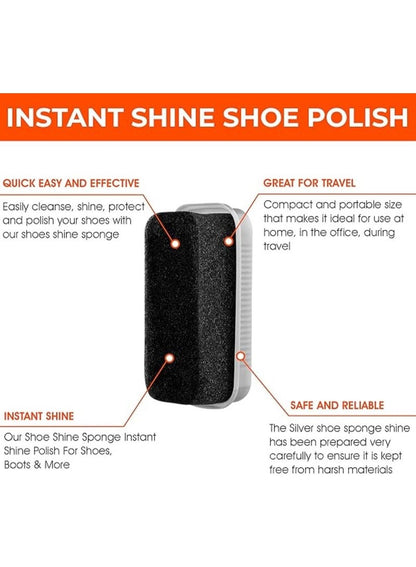 Silver Express Shoe Shine - High Density Foam