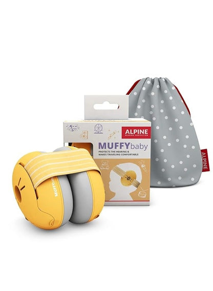 Alpine Baby Muffy Yellow Earplugs for Children
