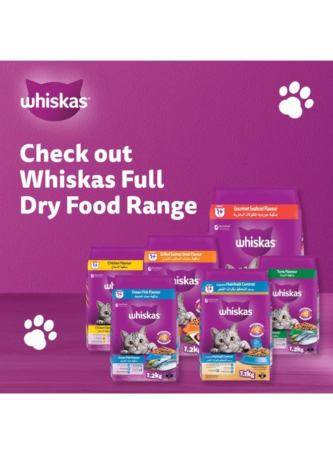 Whiskas Ocean Fish Dry Cat Food 480g