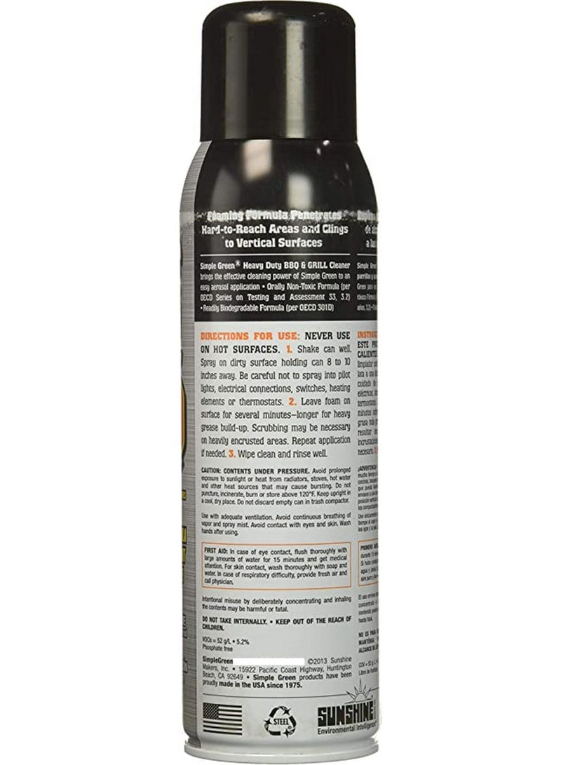 Heavy Duty BBQ Grill Cleaner 567 ml, Simple Green