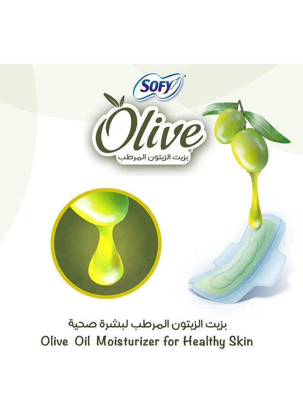 Sofy Moisturizing Olive Oil Pantyliner Large 56 Count