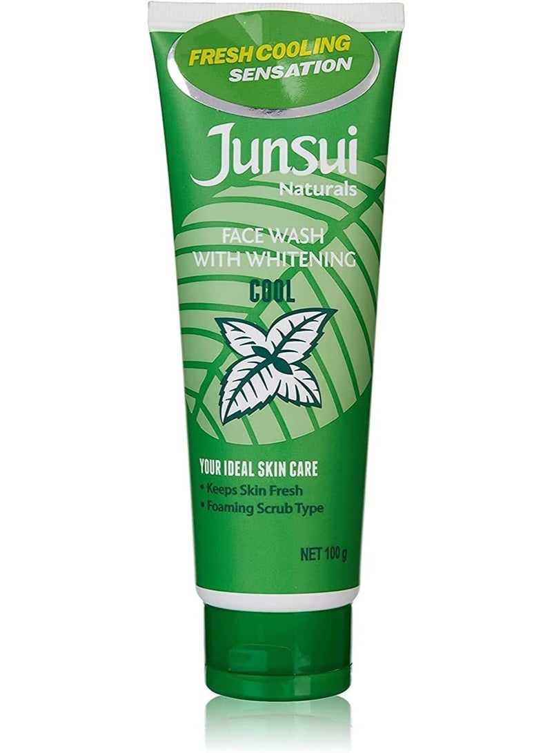 Junsui Naturals Face Wash With Whitening Cool 100g