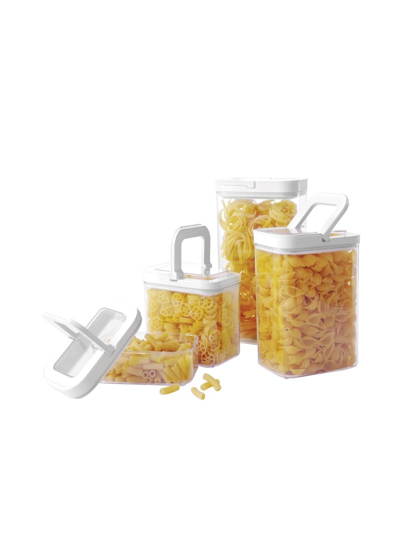 Cosmoplast LOCK2GO Rectangle Fliplock Canisters Set