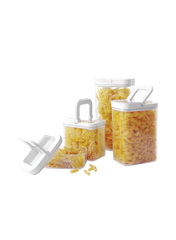 Cosmoplast LOCK2GO Rectangle Fliplock Canisters Set