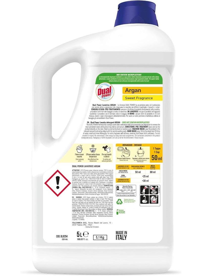 Dual Power Fabric Softener Argan 5L
