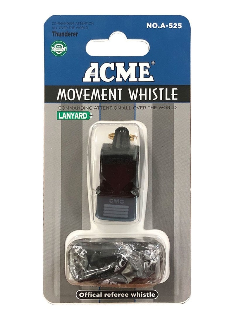 Acme Movement Whistle With Lanyard