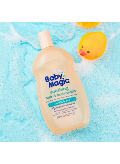 Baby Magic Soothing Hair & Body Wash, 488 ML