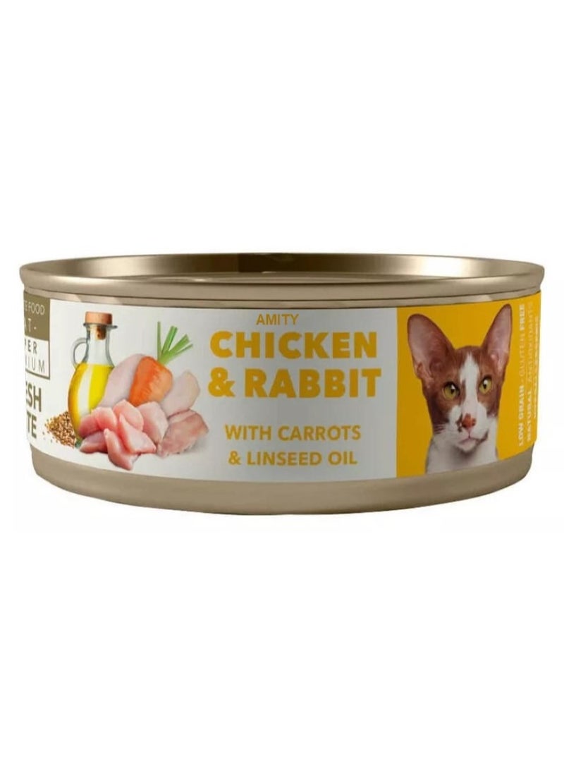 Amity Chicken & Rabbit Catfood 80g