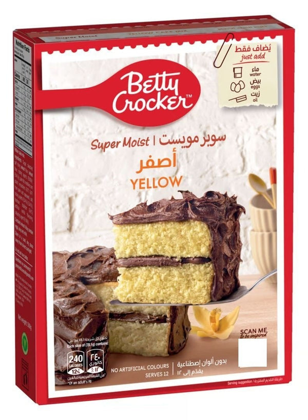 Betty Crocker Super Moist Yellow Cake Mix 500G