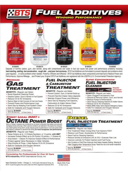 BTS Super Concentrated Fuel Injector Cleaner 354 ML
