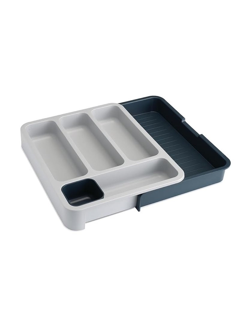 Expandable Cutlery Tray Grey by Joseph Joseph