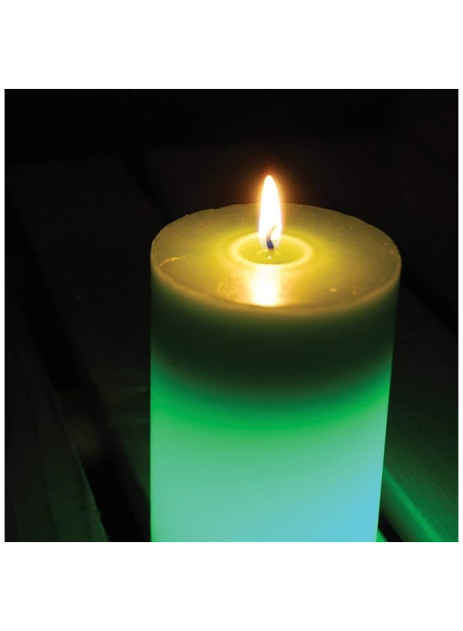 change pillar, change pillar candle, changes colors, citronella candle, citronella color, citronella color change, color change, color change pillar, enjoy mosquito-free, evenings outdoors, mosquito-free evenings, natural citronella, natural citronella ca
