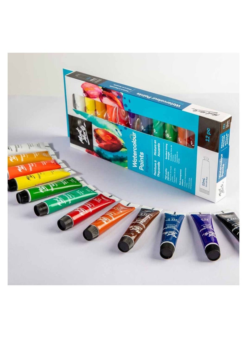 Mont Marte Watercolour Paints 12Pc Set