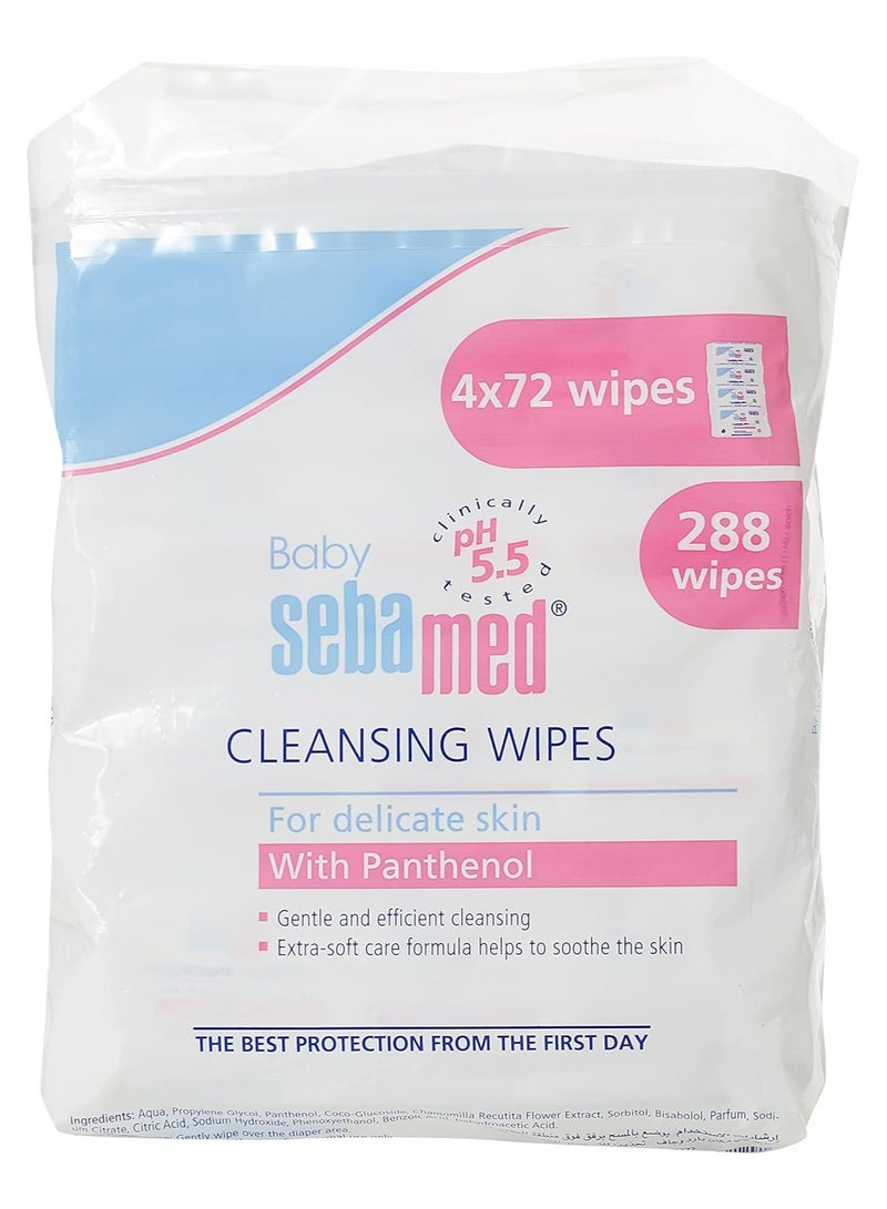 Sebamed Baby Cleansing Wet Wipes 288 Pieces Pack