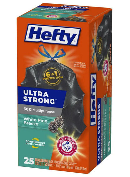 Hefty Ultra Strong Trash Bags 30 Gallon