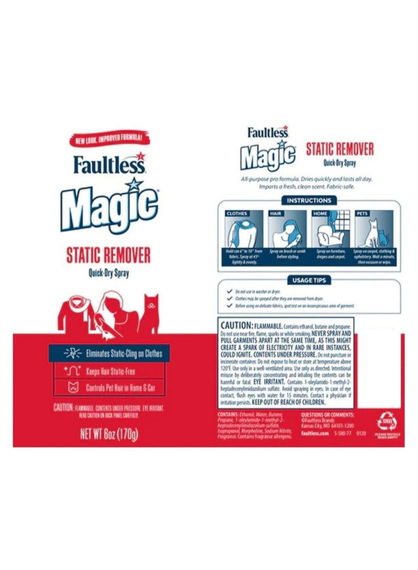 Faultless Magic Static Remover 170g