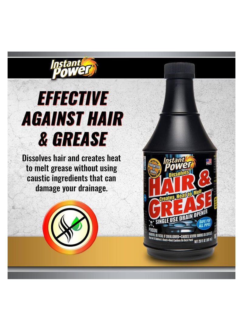 Instant Power Hair & Grease Drain Opener 591 ML