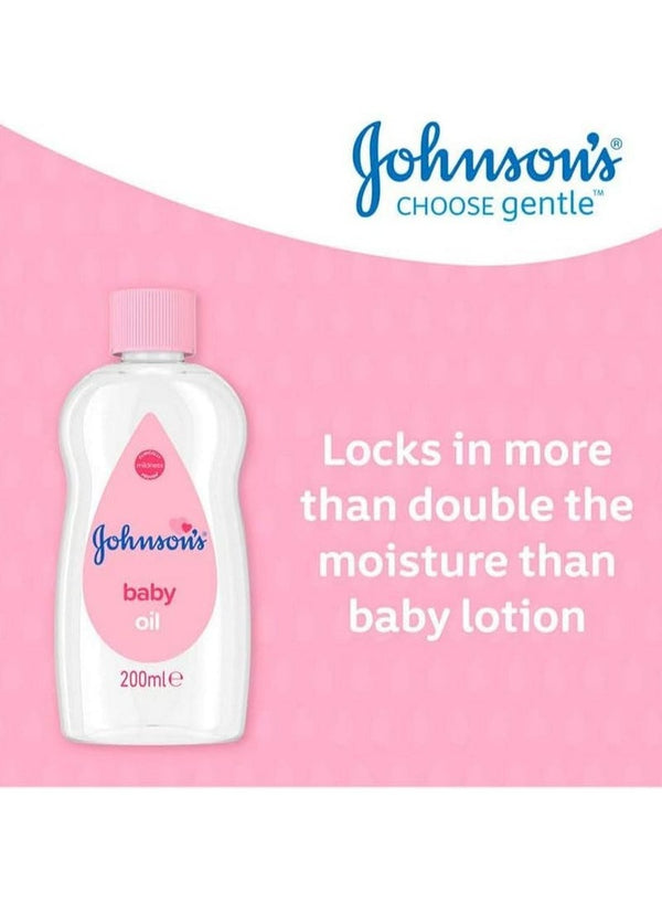 Johnson's Baby Oil 200 ML - Premium Baby Care