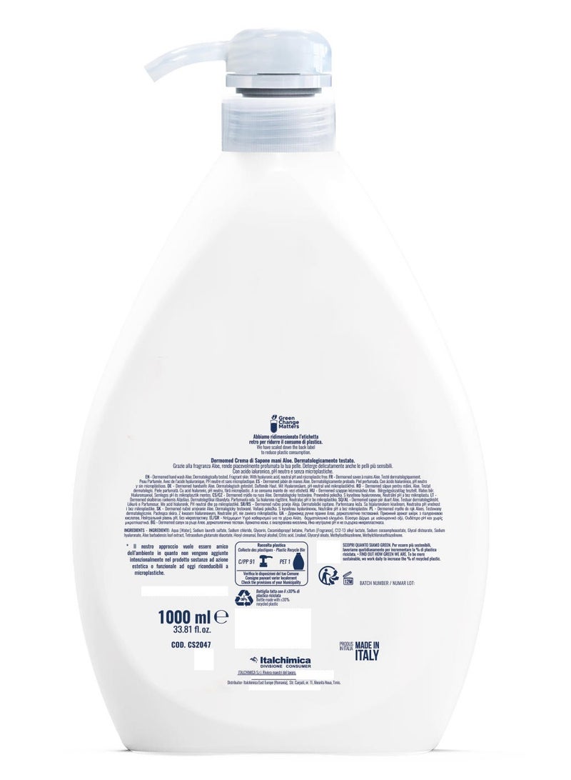 Dermomed Aloe Purity Liquid Hand Wash 1000 ML