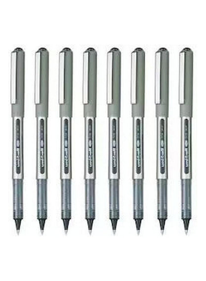 Uniball Eye Fine UB-157 Rollerball Pens Black Pack of 8