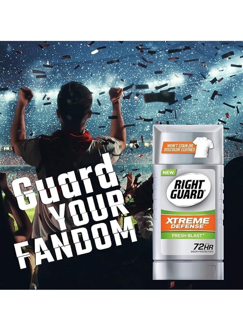 Right Guard Xtreme Defense Deodorant Fresh Blast