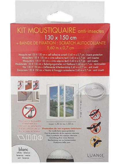 LUANCE Mosquito Net With Adhesive Strip