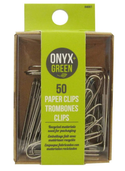Eco-Friendly Paper Clips by ONYX+GREEN
