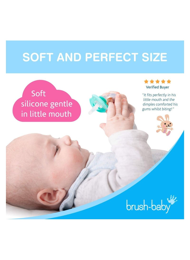 Brush-Baby Front-Ease Teether Pink 3M +