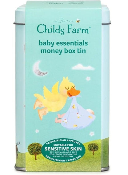 Childs Farm Baby Essentials Money Box Tin Gift