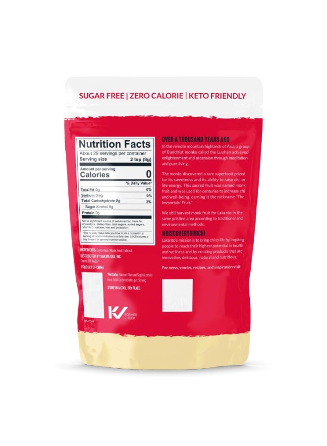 LAKANTO Monkfruit Sweetener 235g - Sugar Replacement