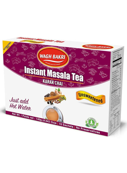 chai unsweetened, chai unsweetened 140g, instant masala, instant masala tea, karak chai, karak chai unsweetened, masala tea, masala tea karak, mix tea, rich tea, tea karak, tea karak chai, tea mix, unsweetened 140g, wagh bakri