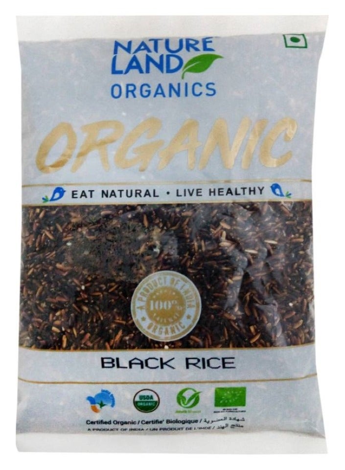 Nature Land Organics Black Basmati Rice 500 G