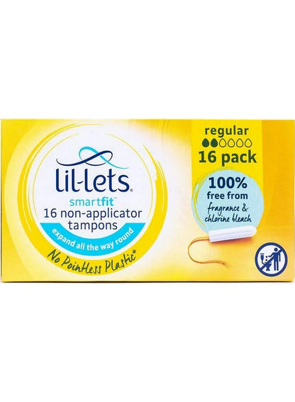 Lil-Lets Smartfit Non-Applicator Tampons 16 Pack