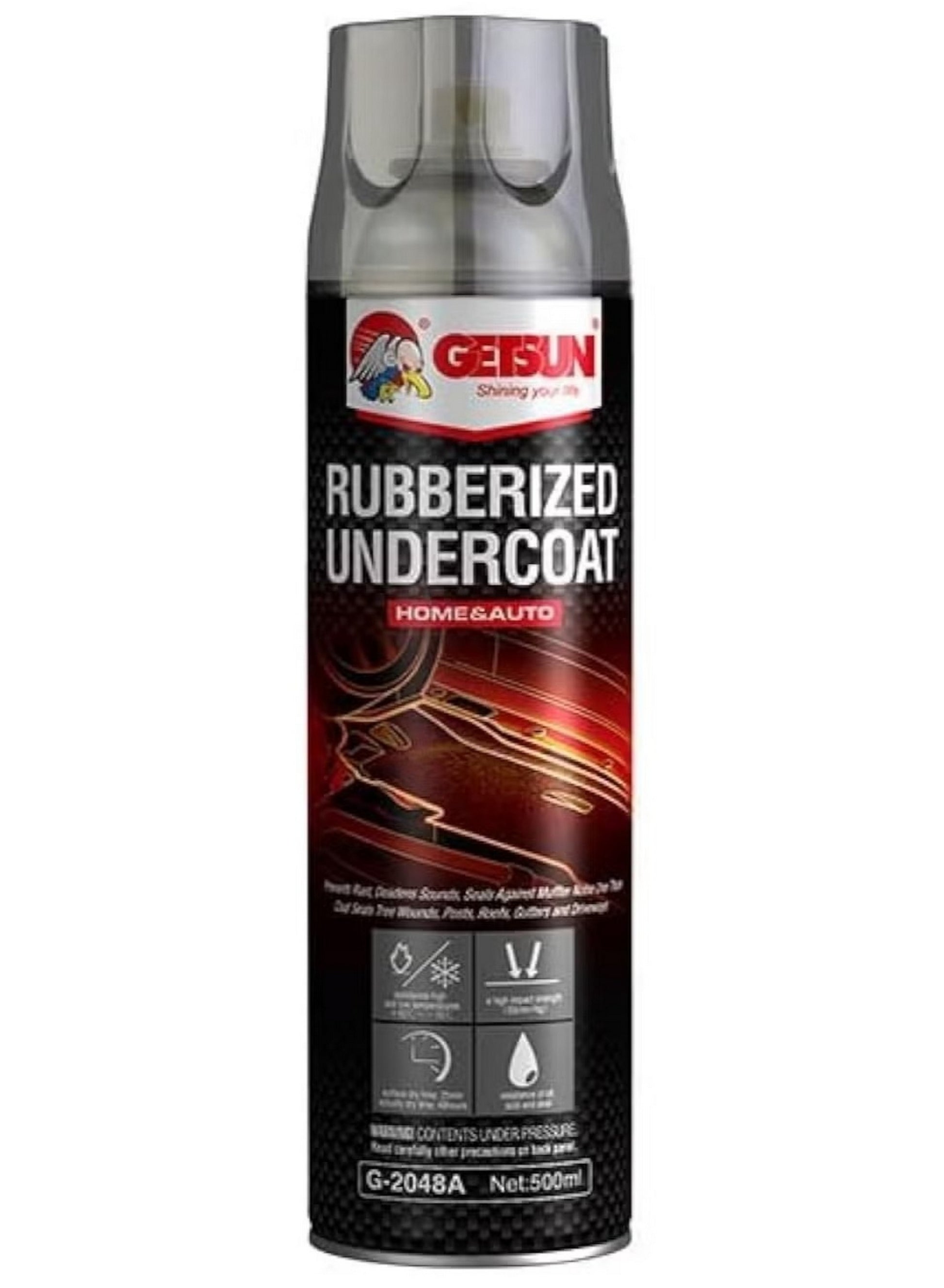 area keep, auto g-2048a, cars suvs, clean gas, cool dry, dry place, even coat, getsun, keep away, road salt, rubberized undercoat, rubberized undercoat home, skin wear, undercoat home, wipe away