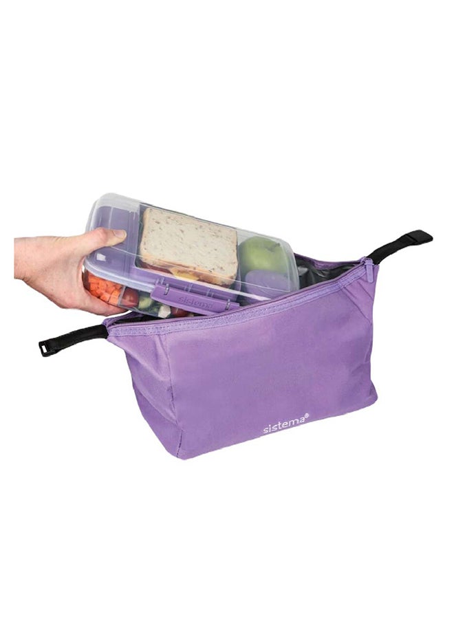 Sistema Lunch Bag Lilac - Insulated Convenience